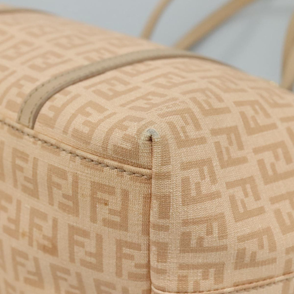 FENDI Zucchino Canvas Hand Bag Pink ac3511