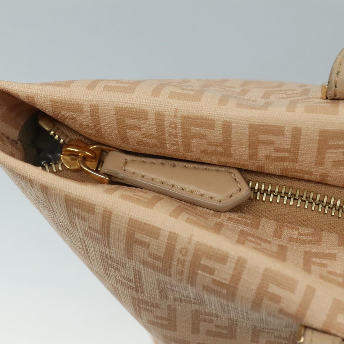 FENDI Zucchino Canvas Hand Bag Pink ac3511
