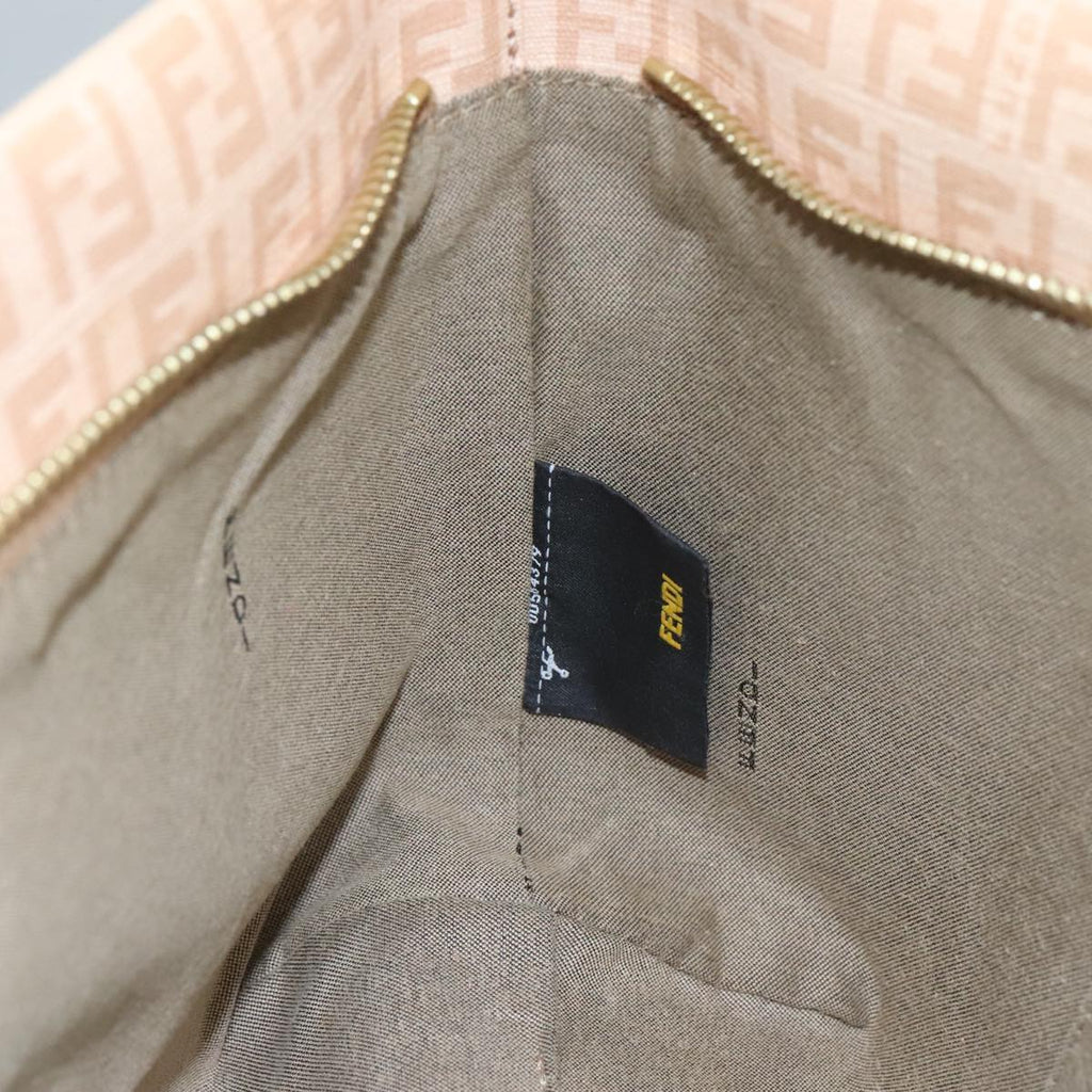 FENDI Zucchino Canvas Hand Bag Pink ac3511