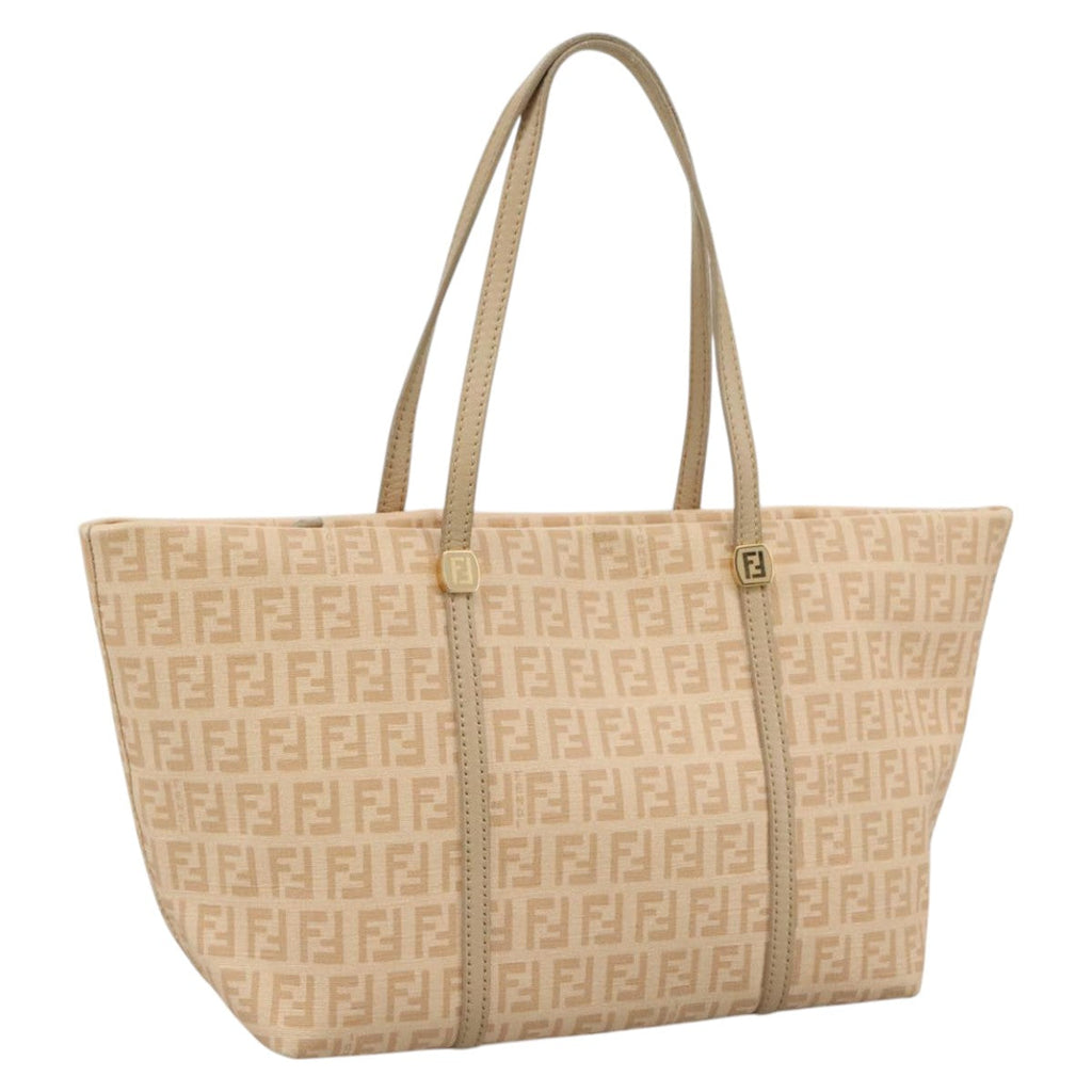 FENDI Zucchino Canvas Hand Bag Pink ac3511