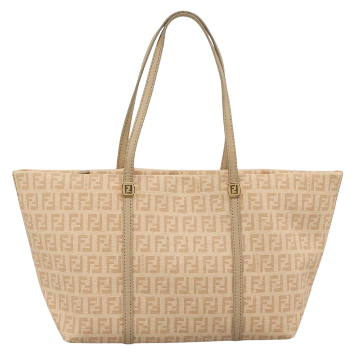 FENDI Zucchino Canvas Hand Bag Pink ac3511