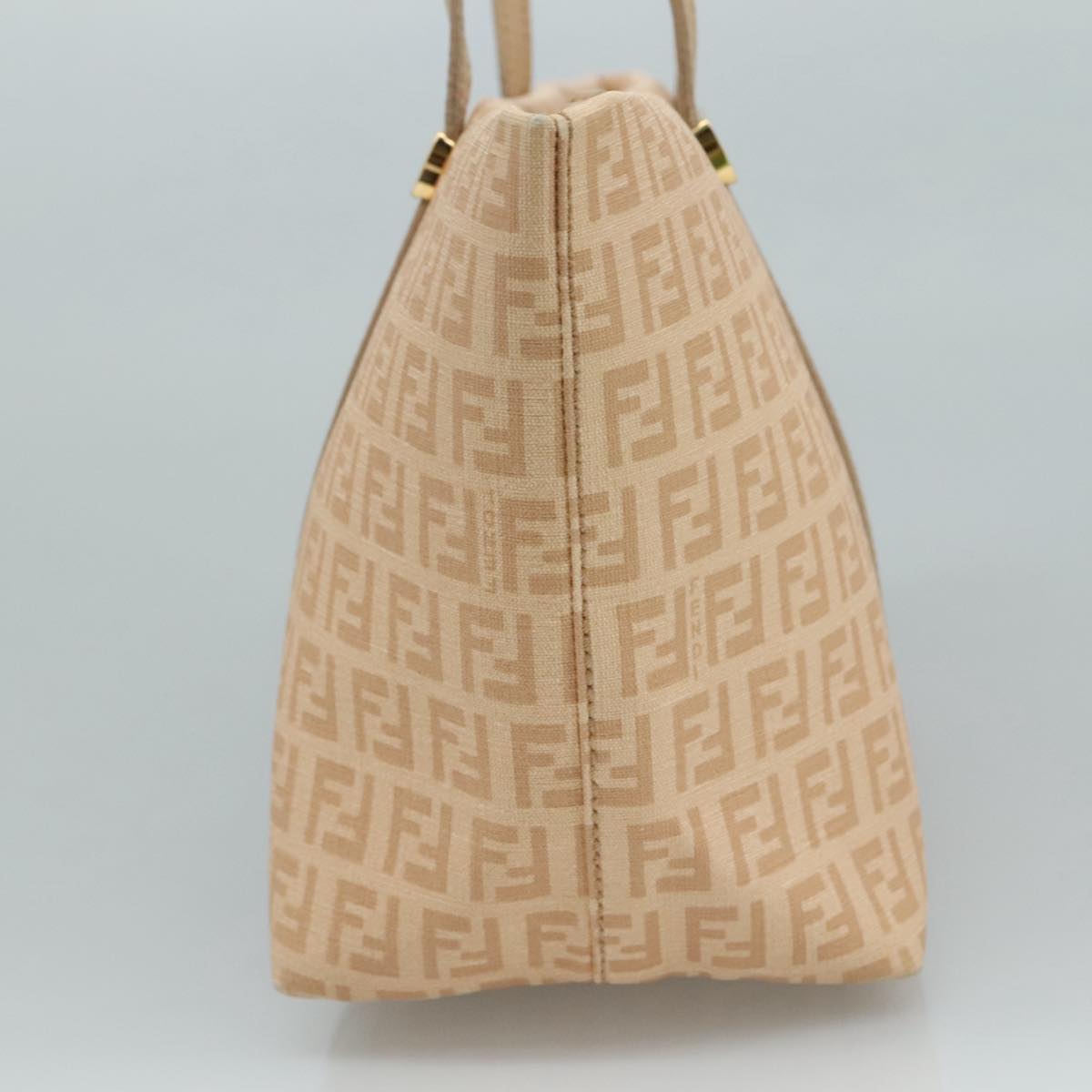 FENDI Zucchino Canvas Hand Bag Pink ac3511