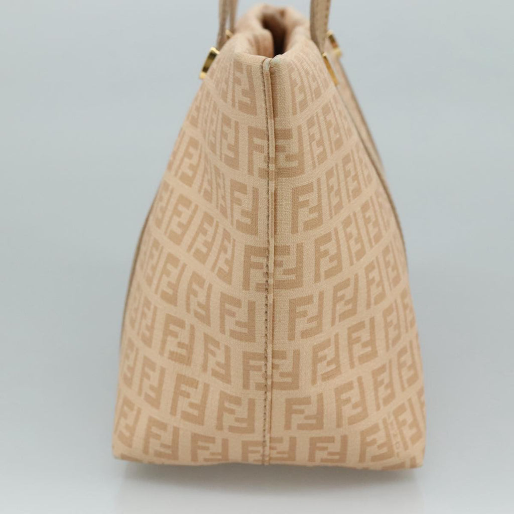 FENDI Zucchino Canvas Hand Bag Pink ac3511