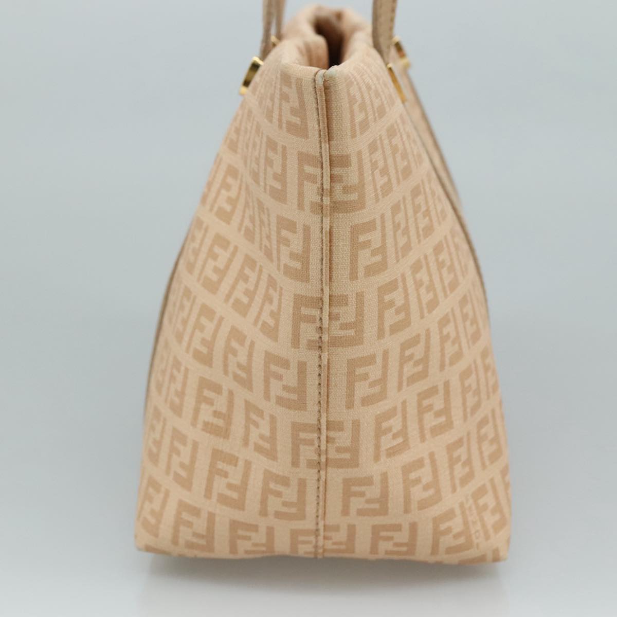 FENDI Zucchino Canvas Hand Bag Pink ac3511