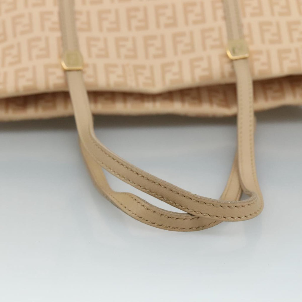 FENDI Zucchino Canvas Hand Bag Pink ac3511
