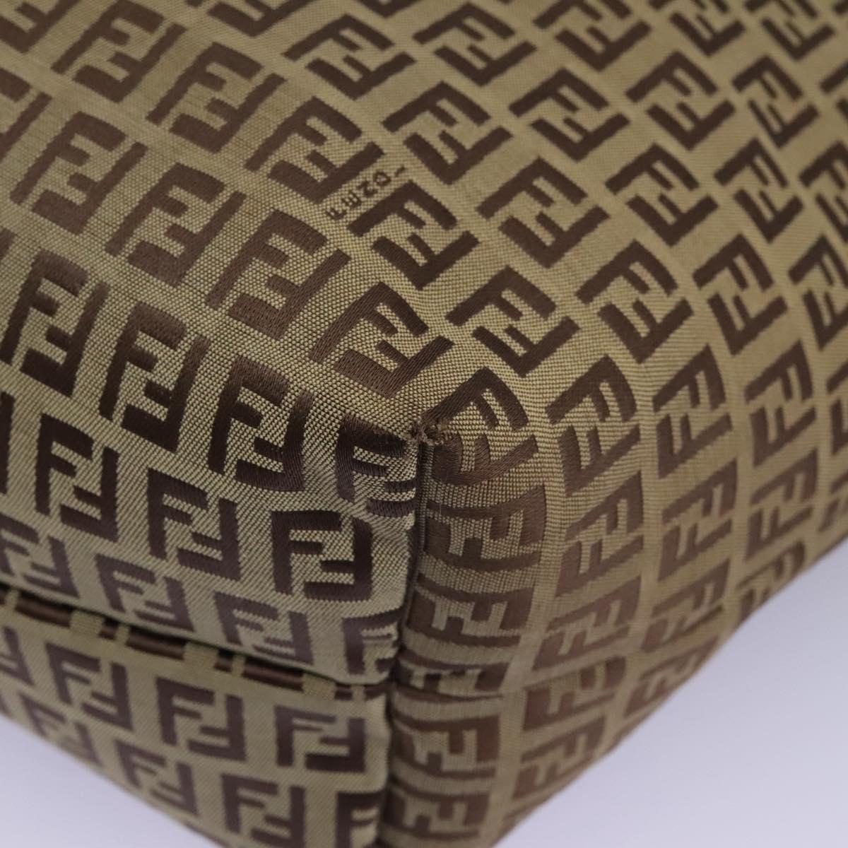 FENDI Zucchino Canvas Tote Bag Beige ac3574