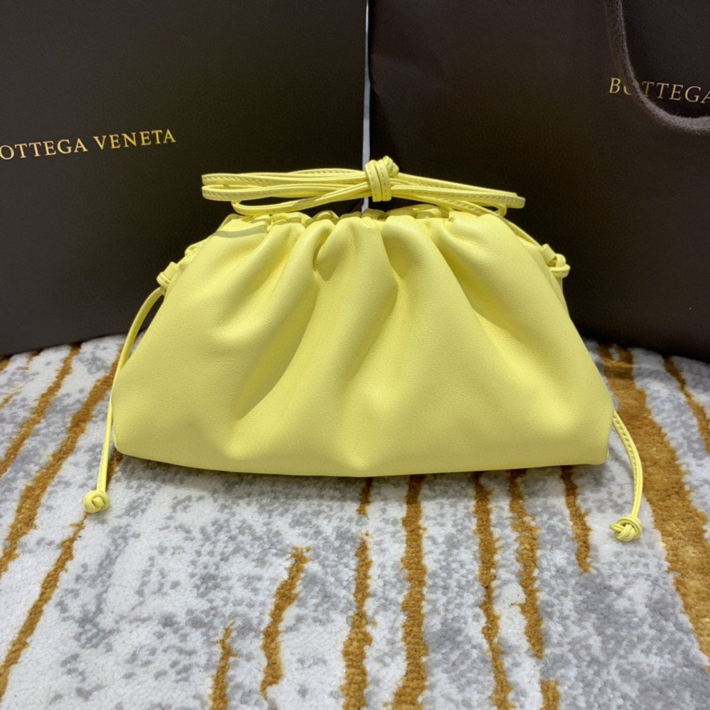 GLAMI Mini Pouch For Women 8.6in/22cm In Light Yellow