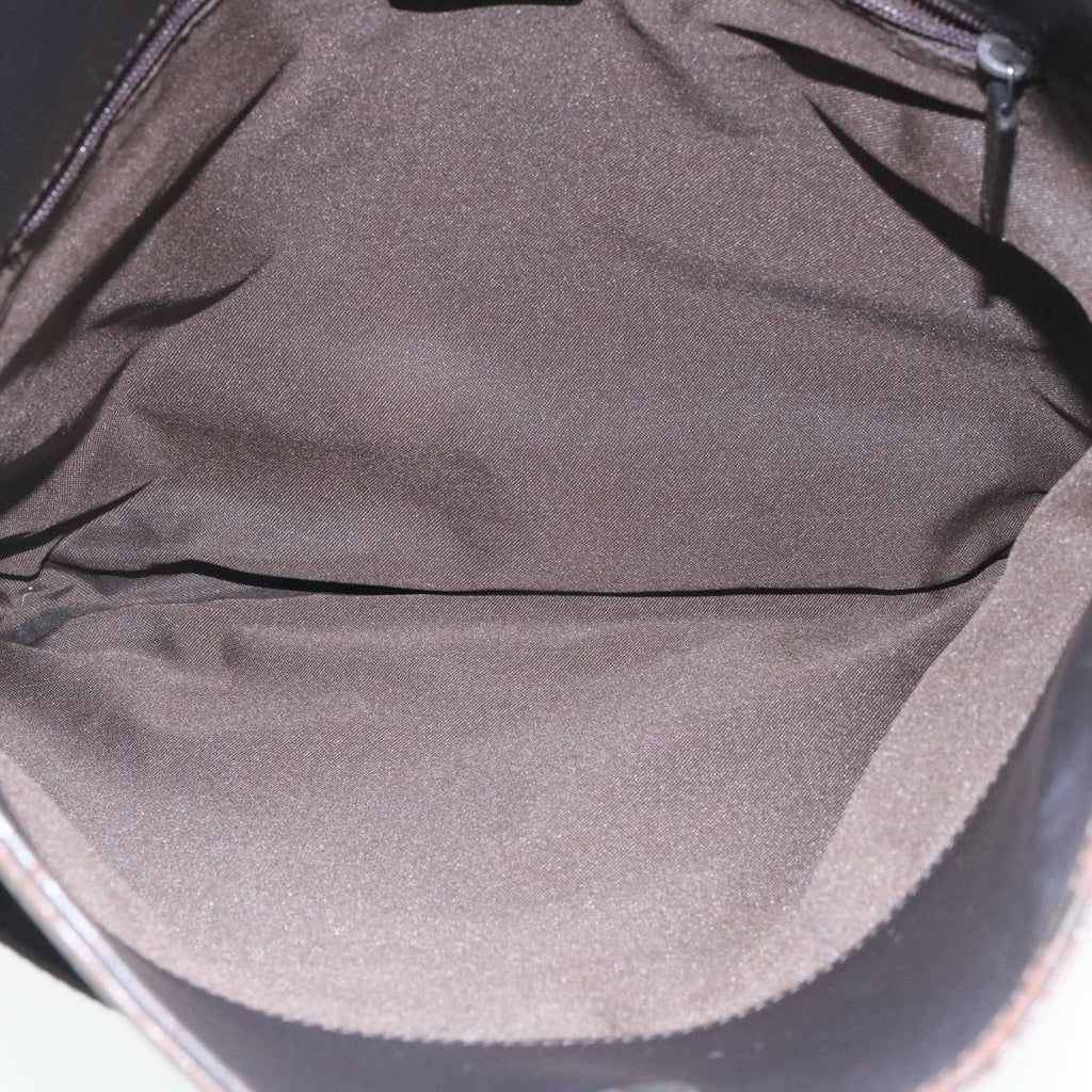GUCCI GG Canvas Shoulder Bag Canvas Brown ac587