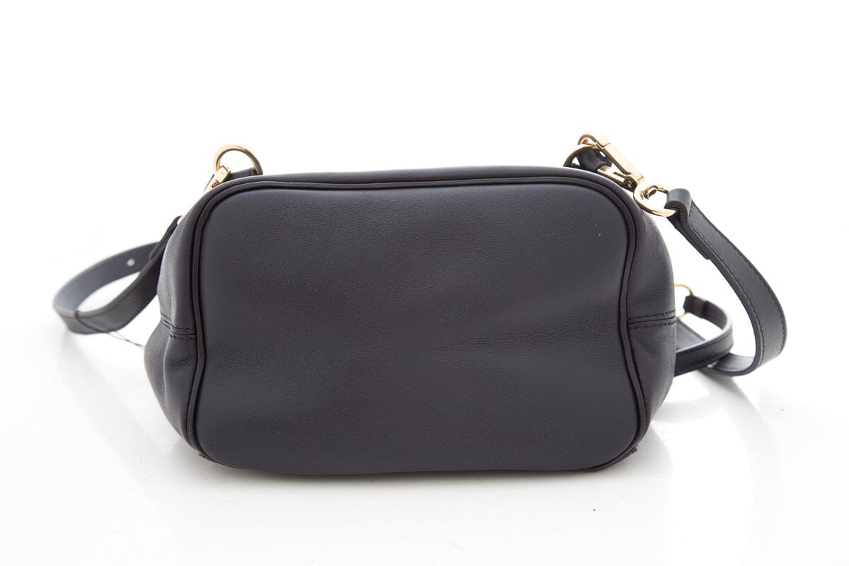 Chloe Navy Faye Quilted Leather Backpack