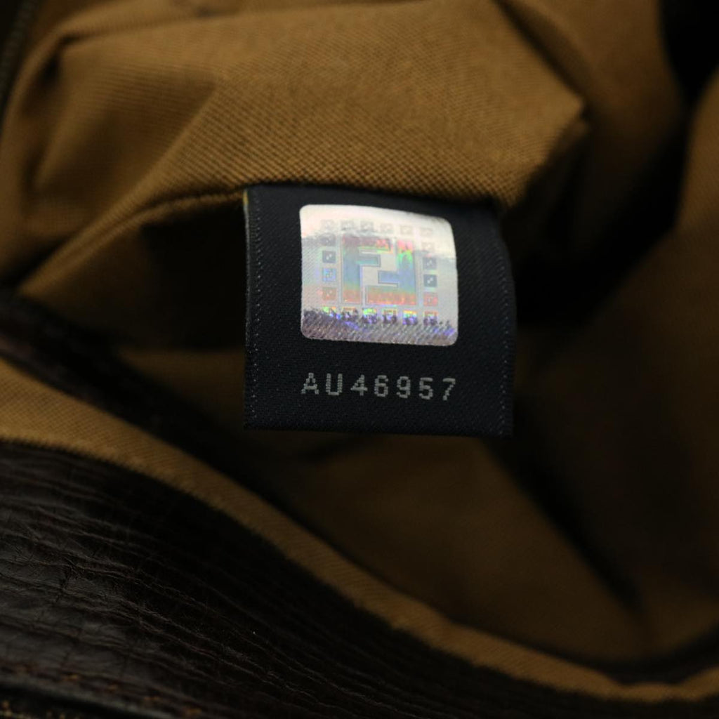 FENDI Tote Bag Zucca Canvas Brown ac845