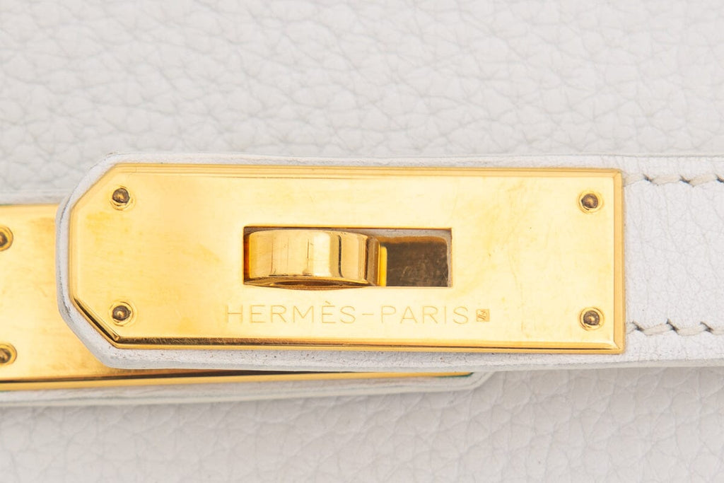 HermÃƒÆ’Ã‚Â¨s 2009 White 35CM Birkin Handbag