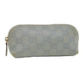 GUCCI GG Canvas Guccissima Pouch Blue ac961
