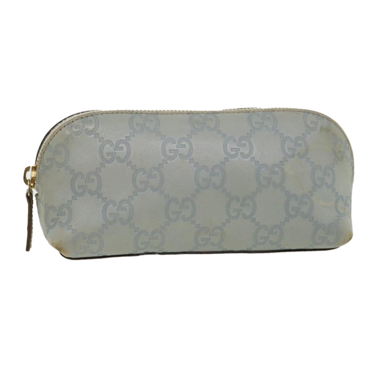 GUCCI GG Canvas Guccissima Pouch Blue ac961