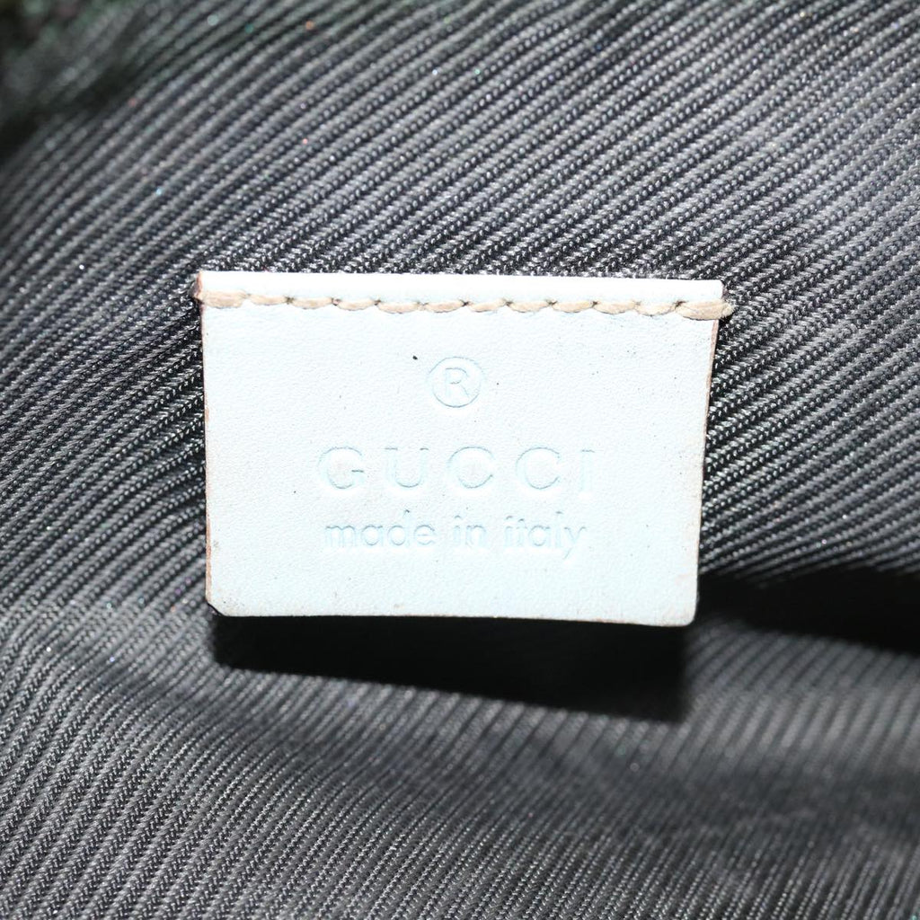 GUCCI GG Canvas Guccissima Pouch Blue ac961