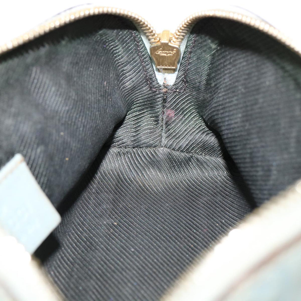 GUCCI GG Canvas Guccissima Pouch Blue ac961