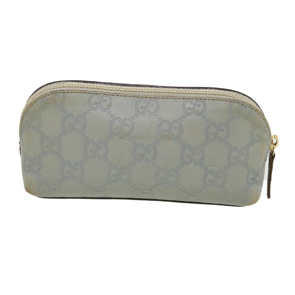 GUCCI GG Canvas Guccissima Pouch Blue ac961