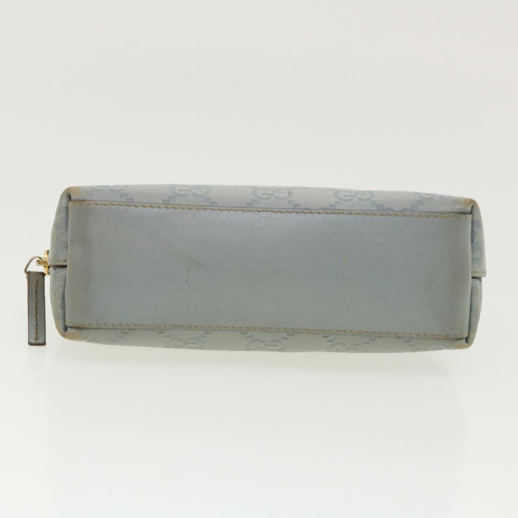 GUCCI GG Canvas Guccissima Pouch Blue ac961