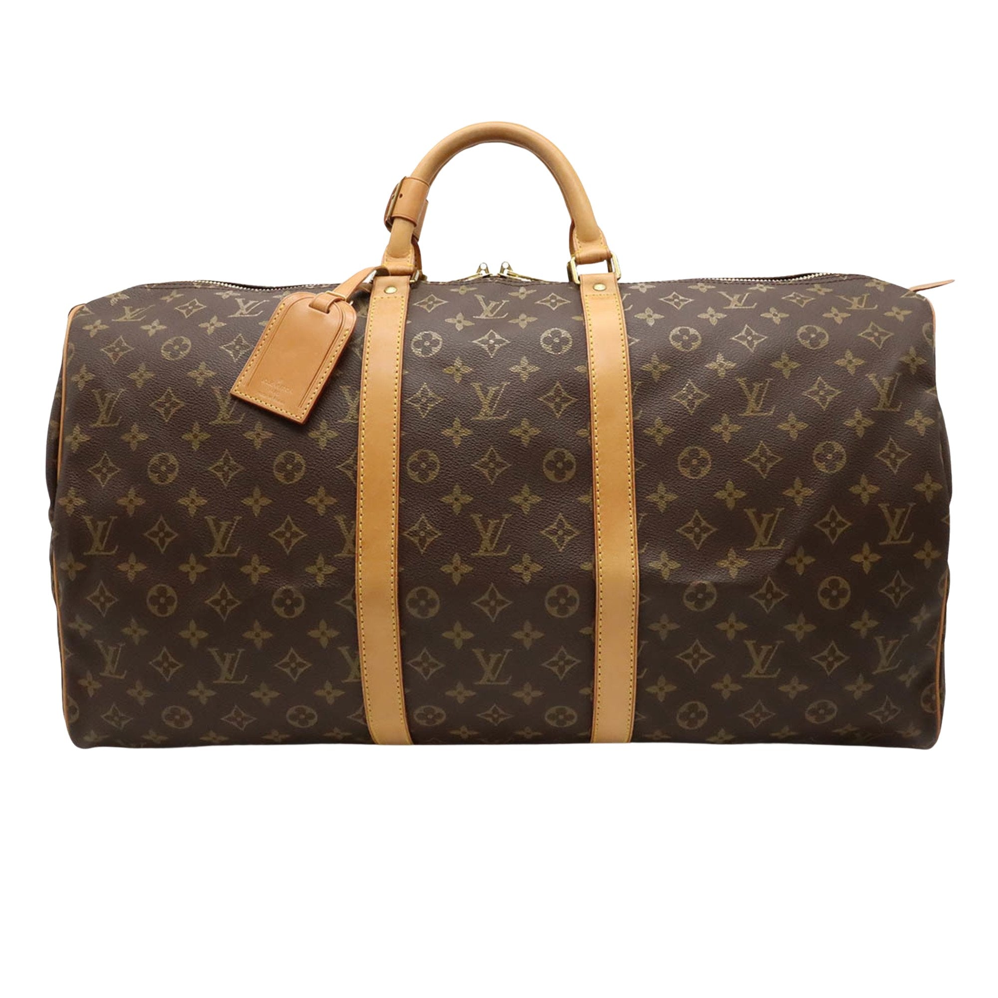 Louis Vuitton Keepall 55  Canvas Travel Bag ()