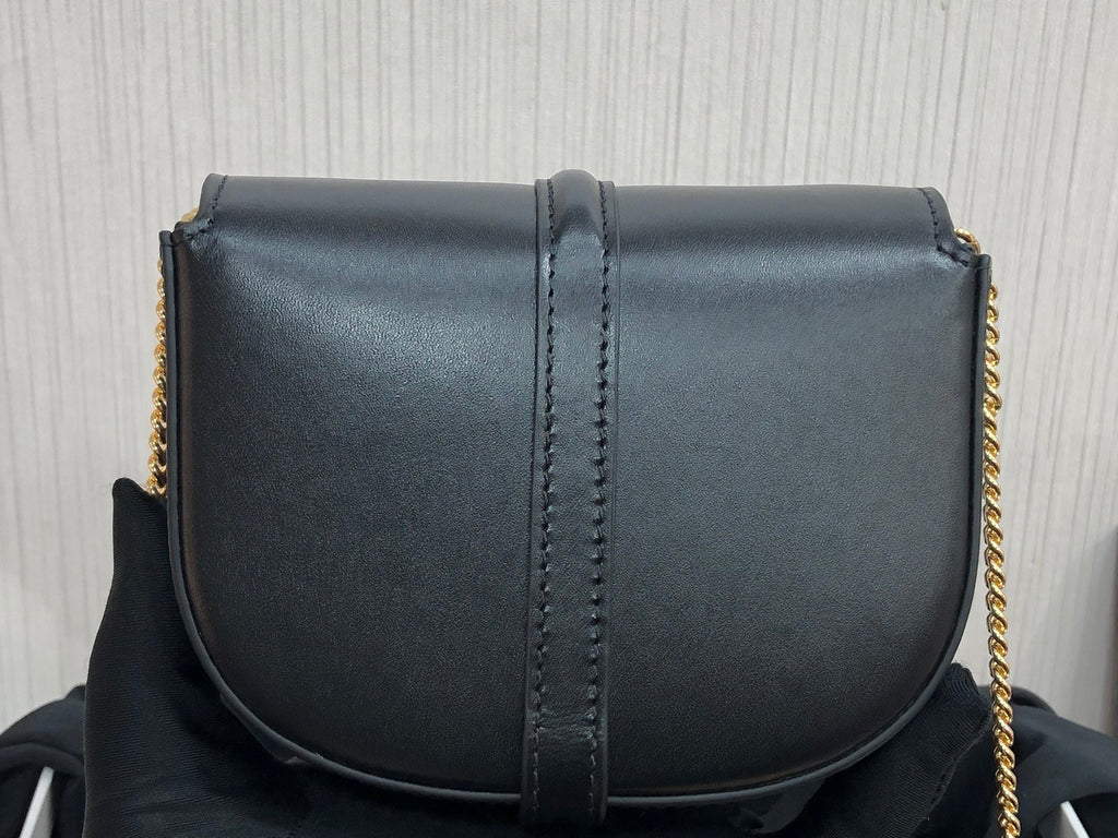 GLAMI Small Chain Pouch Black For Women 5.5in/14cm