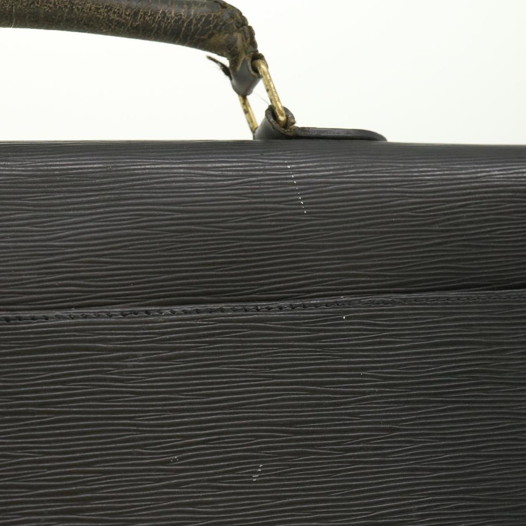 Louis Vuitton Epi Serviette Ambassador Business Bag Black