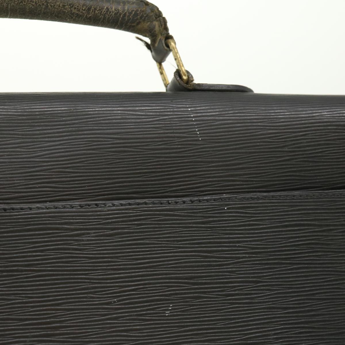 Louis Vuitton Epi Serviette Ambassador Business Bag Black