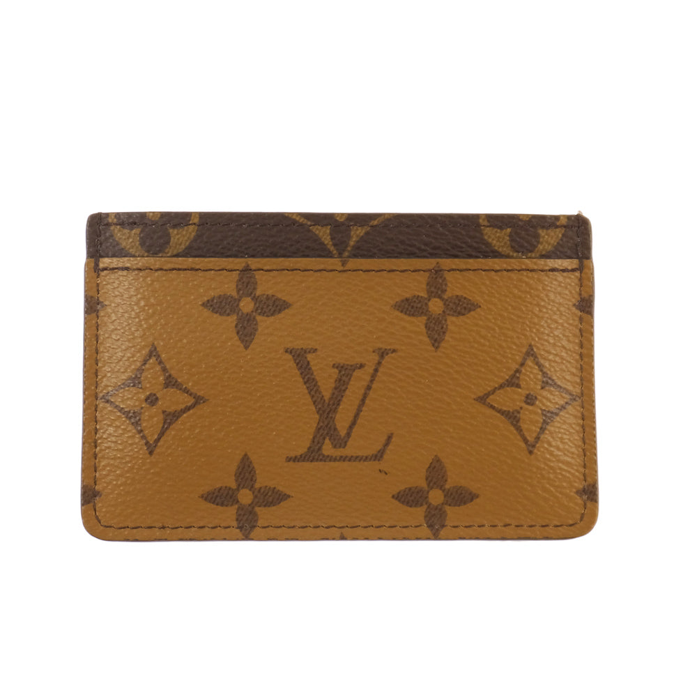 Louis Vuitton Porte Jaeger Le Coultre M69161 Card Case Monogram Canvas LV Brown Small Compact Thin