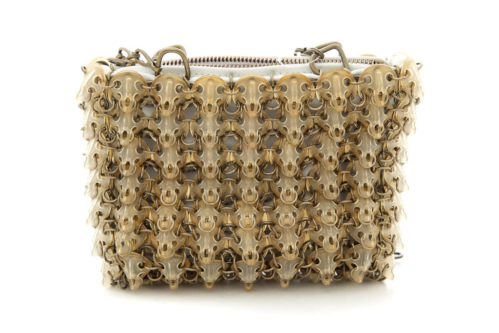 Paco Rabanne Beige Chainmail Cross-Body