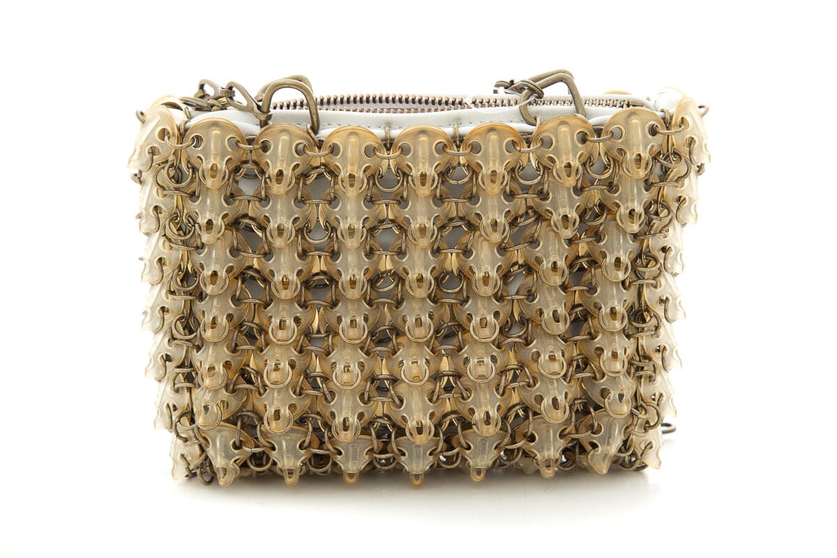 Paco Rabanne Beige Chainmail Cross-Body