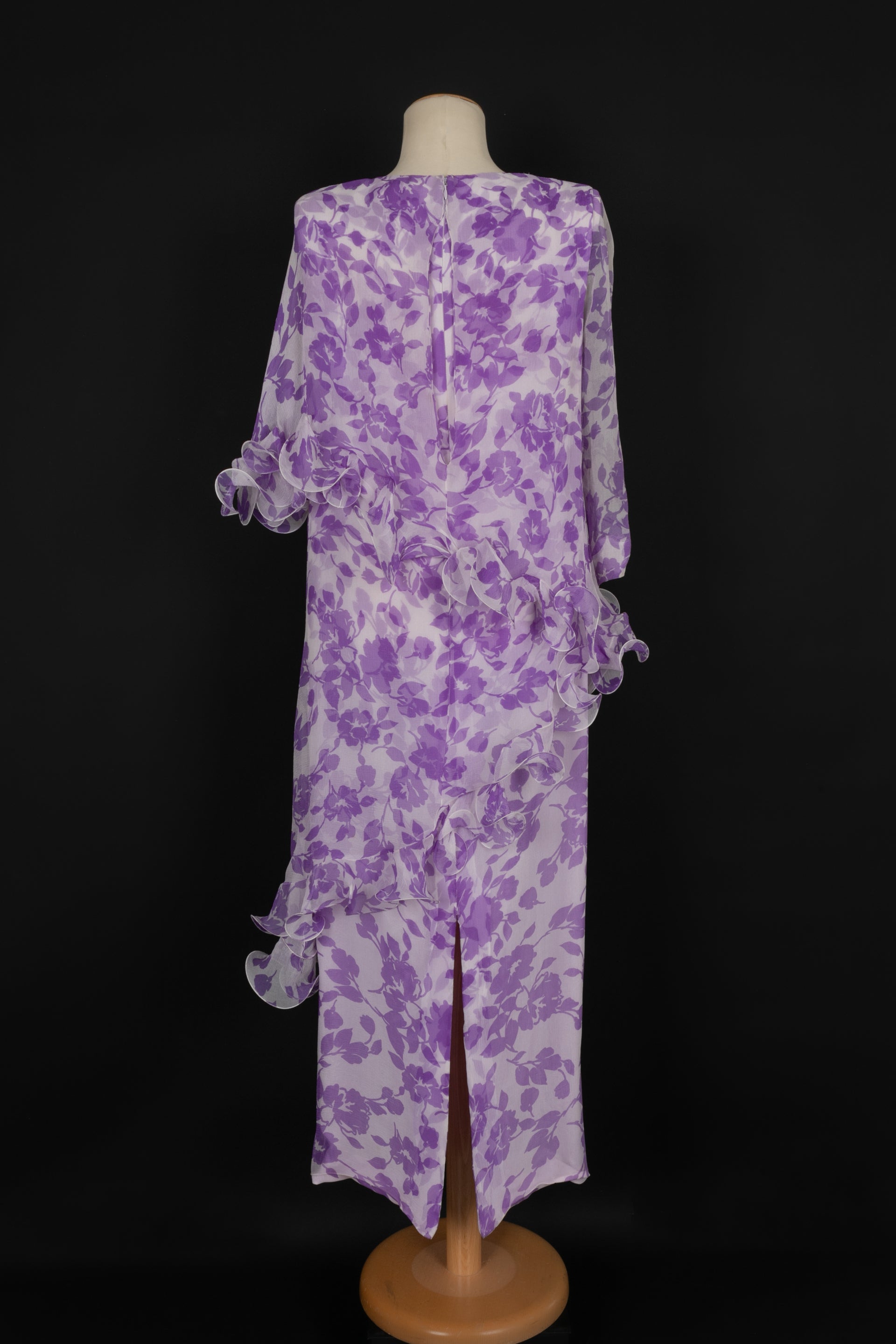 Robe en soie Pierre Cardin