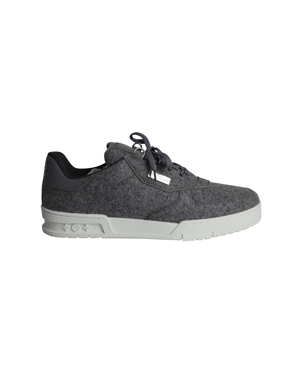 Louis Vuitton Low Top Sneakers in Grey Wool