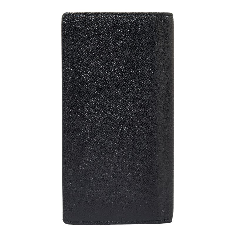 Louis Vuitton Taiga Braza Long Wallet M30501 Black Leather Mens Louis Vuitton