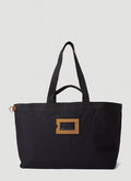 Acne Studios Men Tonal Check Tote Bag