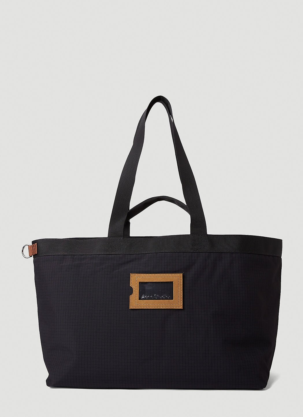 Acne Studios Men Tonal Check Tote Bag