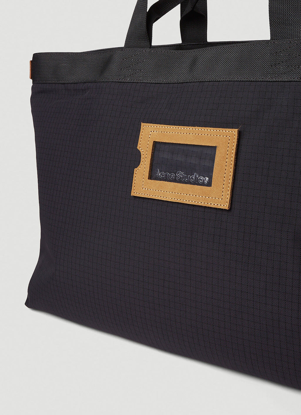 Acne Studios Men Tonal Check Tote Bag
