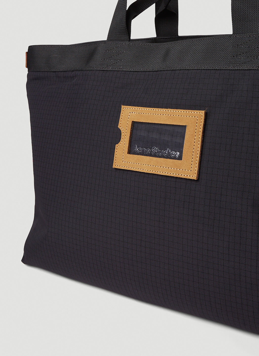 Acne Studios Men Tonal Check Tote Bag