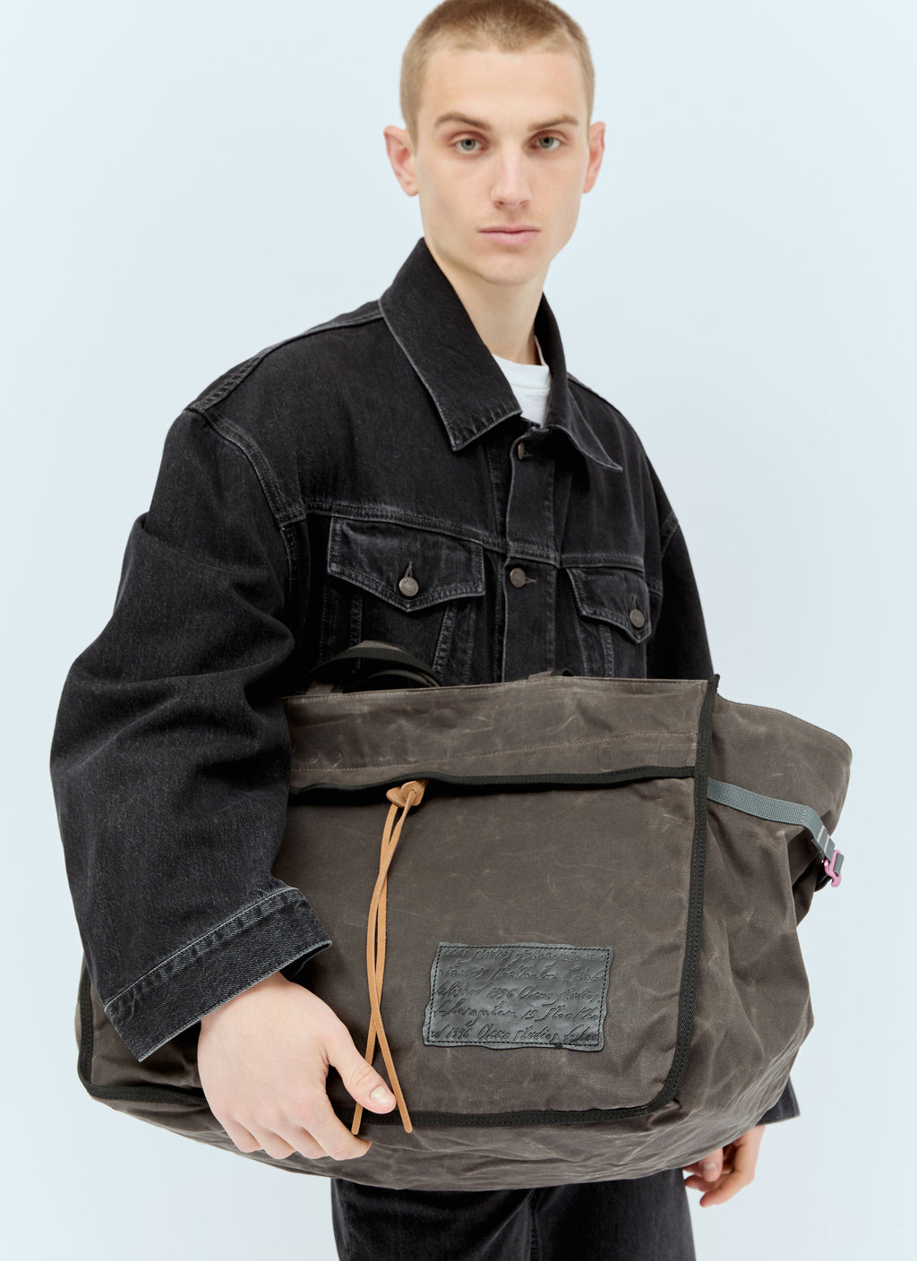 Acne Studios Men Canvas Tote Bag