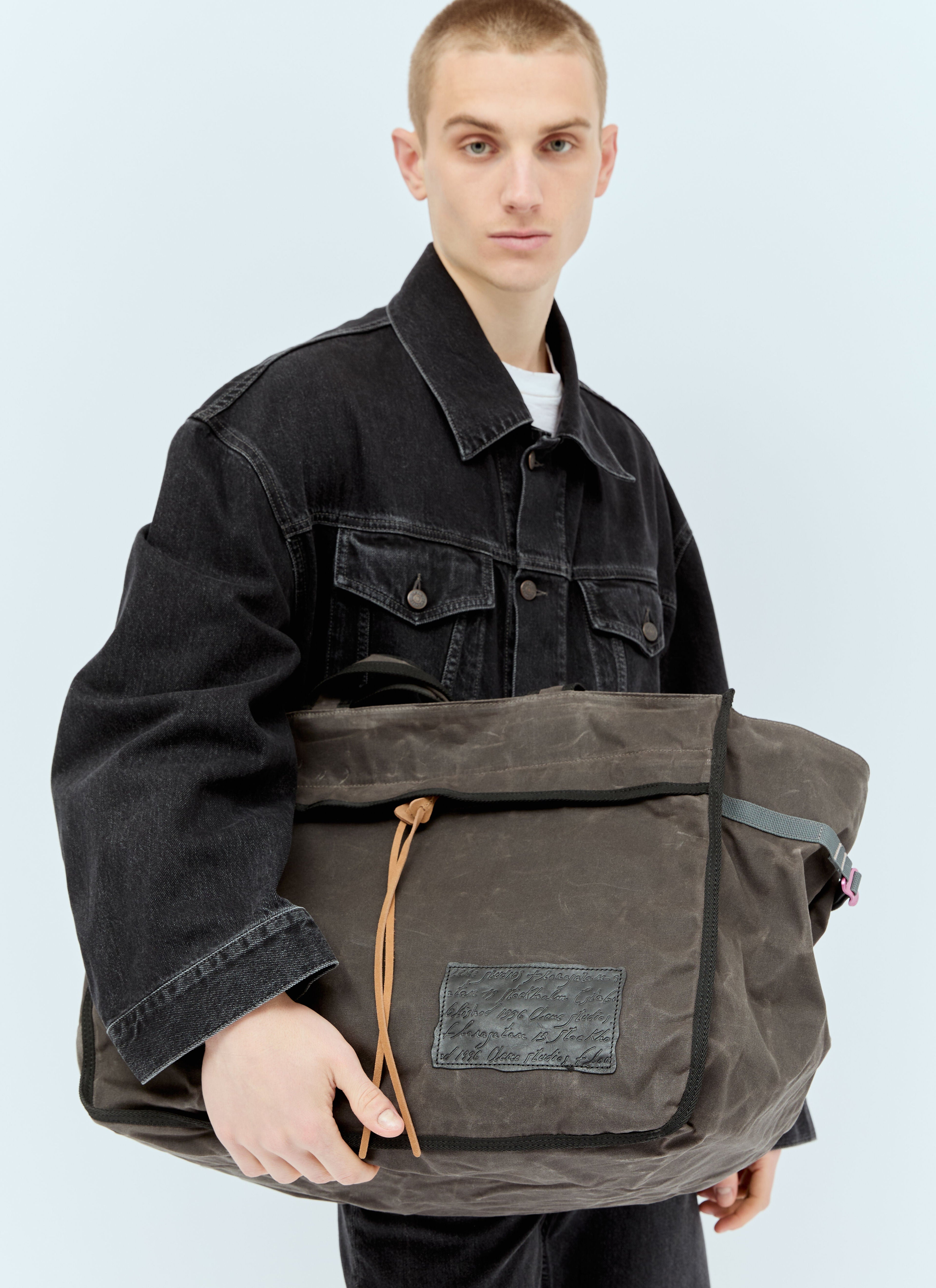 Acne Studios Men Canvas Tote Bag