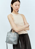 Acne Studios Women Logo Embossed Mini Tote Bag