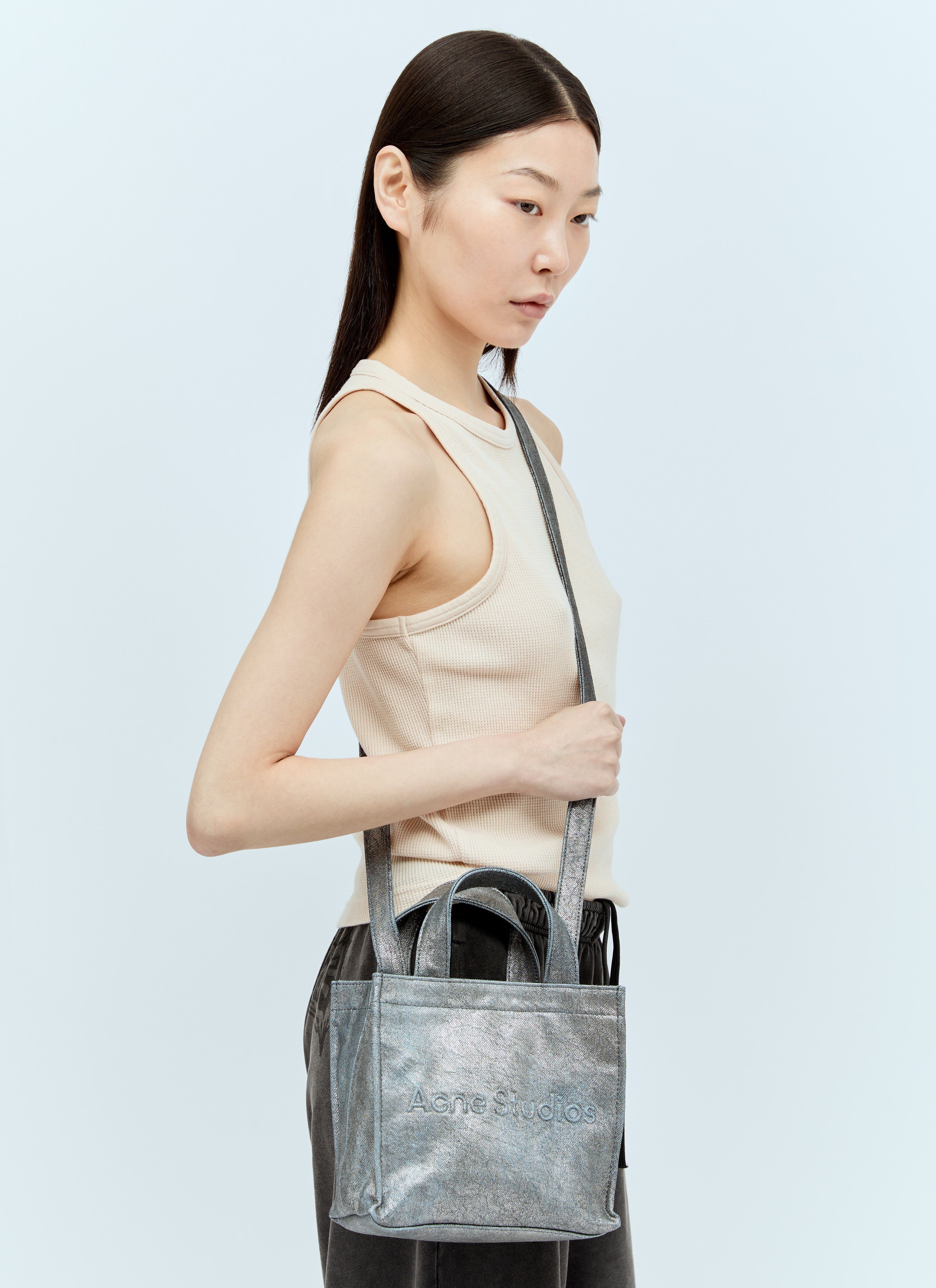 Acne Studios Women Logo Embossed Mini Tote Bag