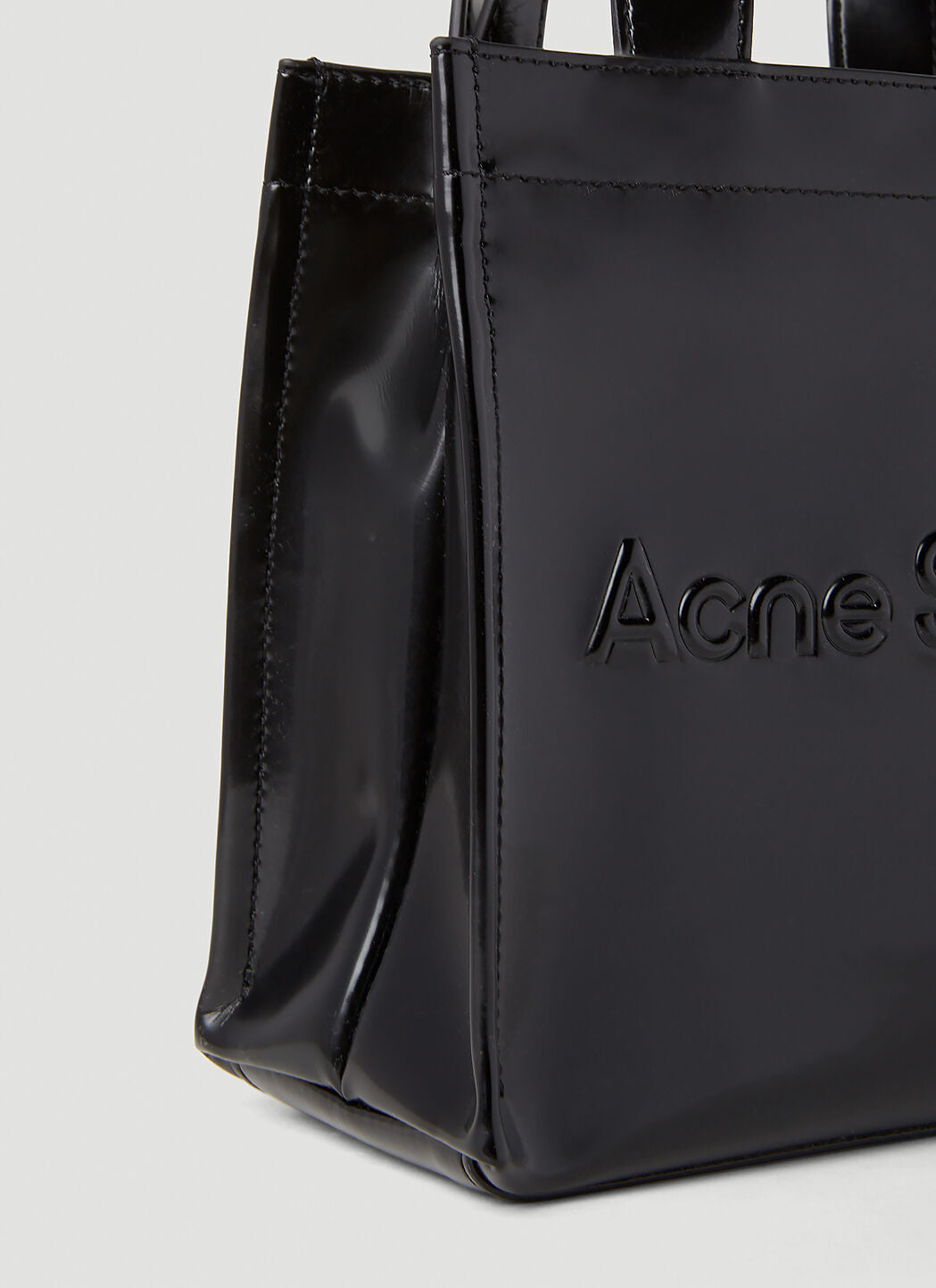 Acne Studios Men Logo Shopper Mini Tote Bag