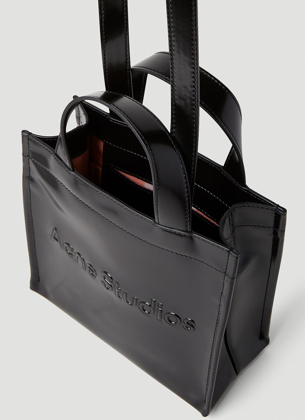 Acne Studios Men Logo Shopper Mini Tote Bag