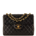 CHANEL Vintage Classic Single Flap Bag Quilted Lambskin Jumbo