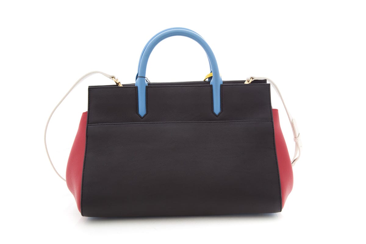 YSL Cabas Rive Gauche Leather Handbag