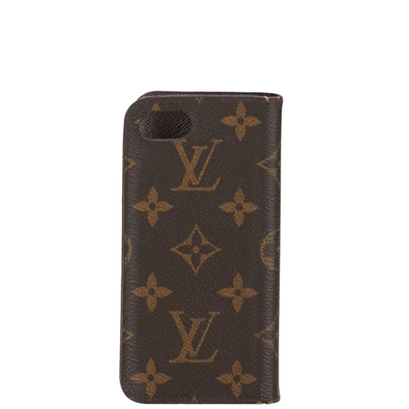 Louis Vuitton Monogram Folio iPhone 7 iPhone Case M61905 Brown PVC  Louis Vuitton