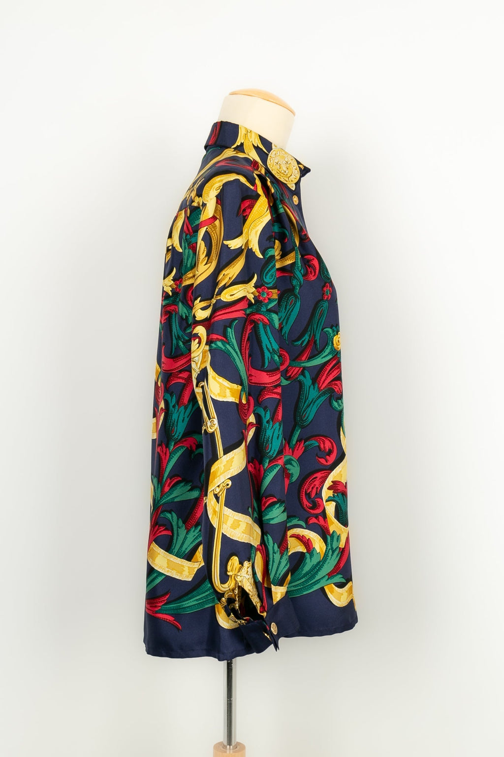 Haut / Chemise en soie HermÃƒÆ’Ã‚Â¨s