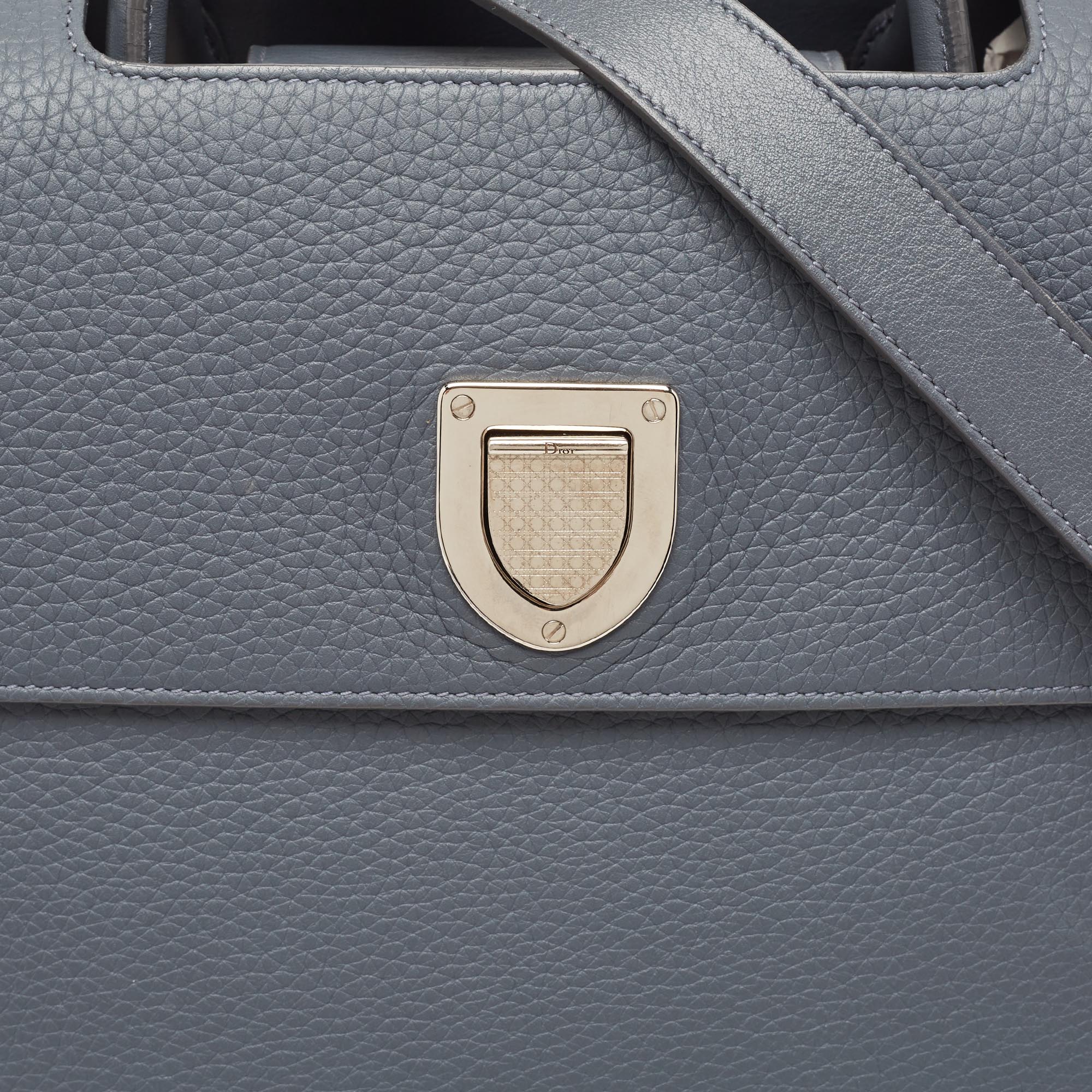 Dior Leather Large Diorever Top Handle Bag