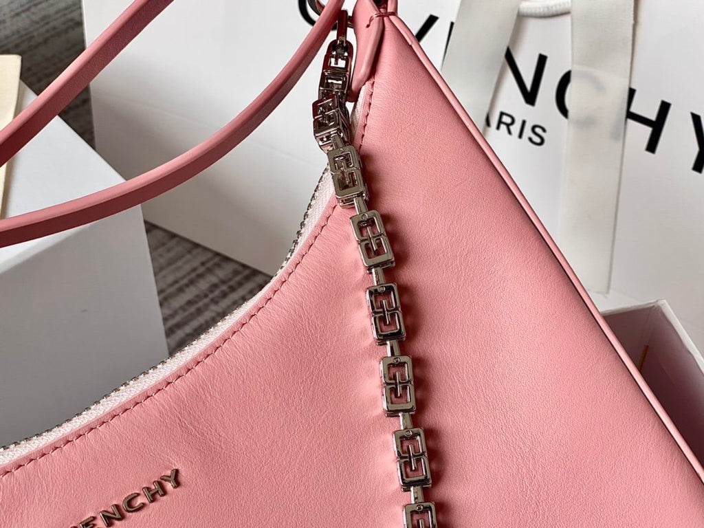 gv MeGLAMIum Moon Cut Out Bag Pink For Women, Handbags, Shoulder Bags 11.8in/30cm GVC