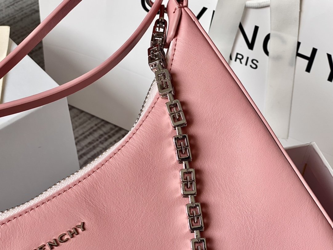gv MeGLAMIum Moon Cut Out Bag Pink For Women, Handbags, Shoulder Bags 11.8in/30cm GVC