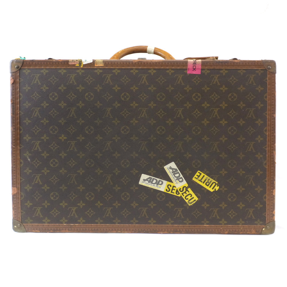 Louis Vuitton Alze - Le 60 Bagg Travel Bag M21228 Monogram Brown G Gold  Leather Tr Initial AT