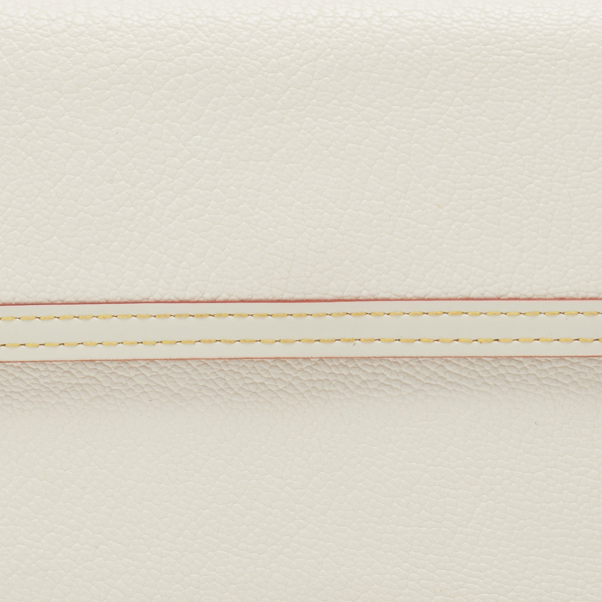 Louis Vuitton White Suhali Leather Porte Tresor International Wallet..